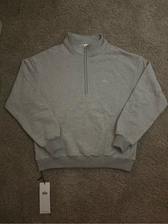 ALO Yoga Other - ALO Yoga Men’s Light Gray Quarter-Zip Pullover Sweatshirt